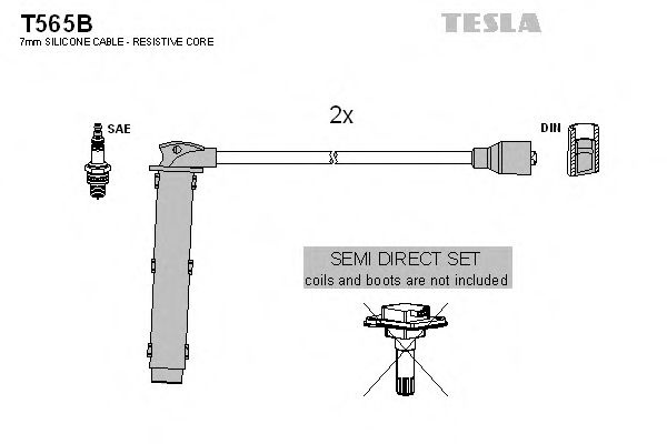 Set cablaj aprindere ROVER 45 (RT) (2000 - 2005) TESLA T565B piesa NOUA