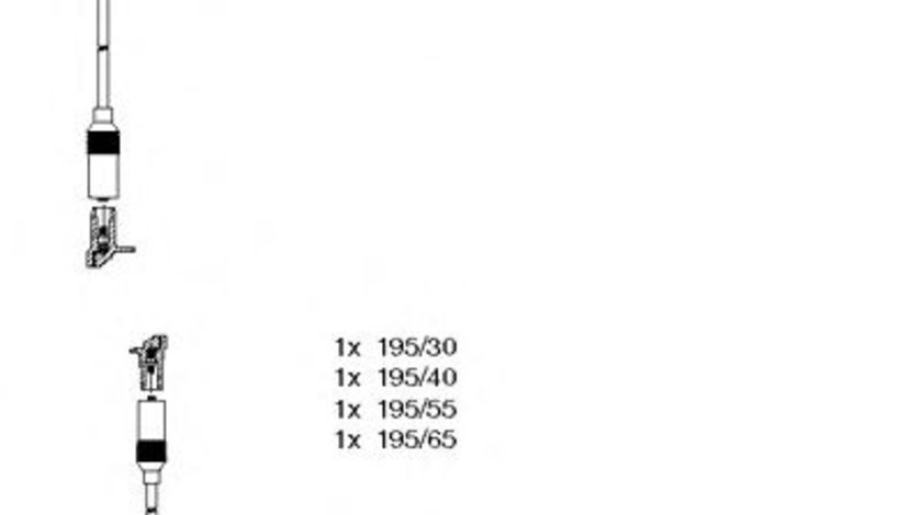 Set cablaj aprindere SEAT CORDOBA (6K1, 6K2) (1993 - 1999) BREMI 959 piesa NOUA