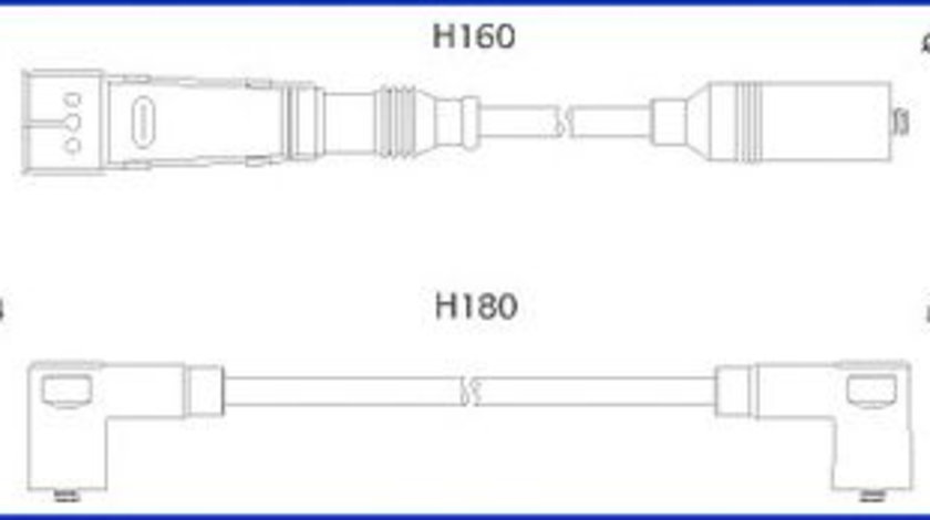 Set cablaj aprindere SEAT CORDOBA Vario (6K5) (1996 - 1999) HITACHI 134705 piesa NOUA