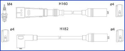 Set cablaj aprindere SEAT IBIZA II (6K1) (1993 - 1999) HITACHI 134706 piesa NOUA