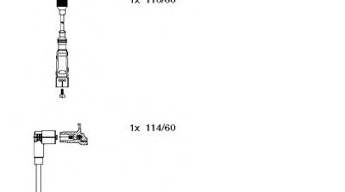 Set cablaj aprindere SEAT TOLEDO I (1L) (1991 - 1999) BREMI 481 piesa NOUA