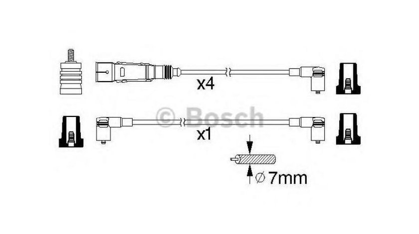 Set cablaj aprindere Skoda FELICIA pick-up (797) 1995-2002 #2 0986356360