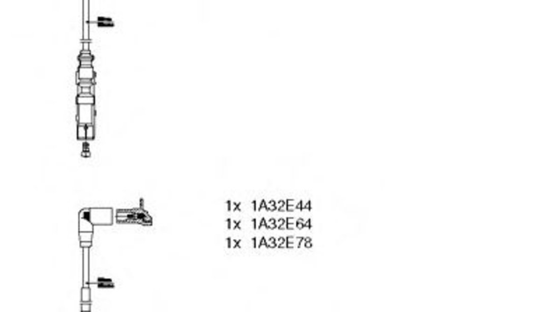 Set cablaj aprindere SKODA OCTAVIA I (1U2) (1996 - 2010) BREMI 206N200 piesa NOUA