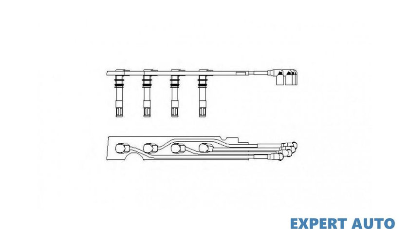 Set cablaj aprindere Volkswagen AUDI A2 (8Z0) 2000-2005 #2 0300890990