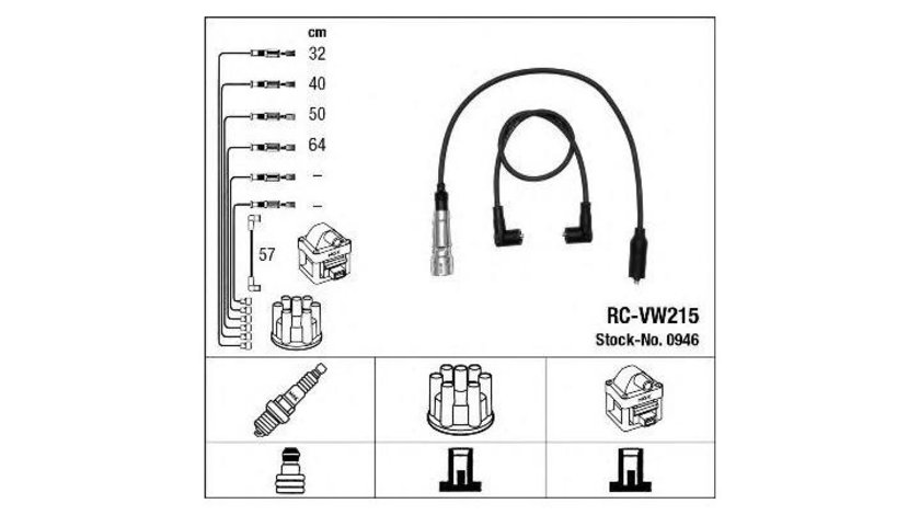 Set cablaj aprindere Volkswagen VW POLO CLASSIC (86C, 80) 1985-1994 #2 0946