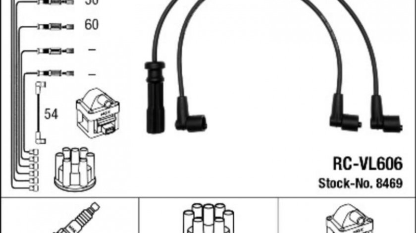 Set cablaj aprindere Volvo 240 (P242, P244) 1974-1993 #2 0300891193