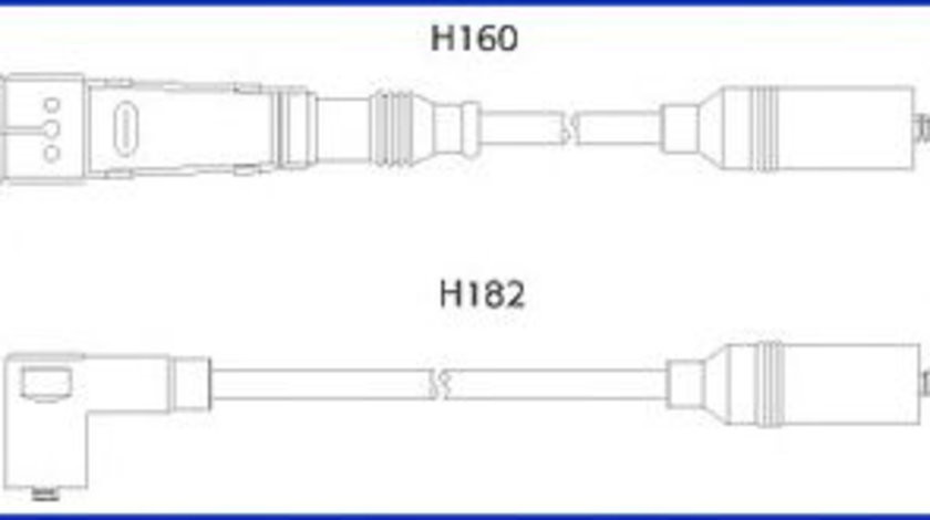 Set cablaj aprindere VW GOLF III Cabriolet (1E7) (1993 - 1998) HITACHI 134706 piesa NOUA