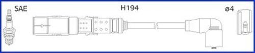 Set cablaj aprindere VW GOLF IV (1J1) (1997 - 2005) HITACHI 134792 piesa NOUA