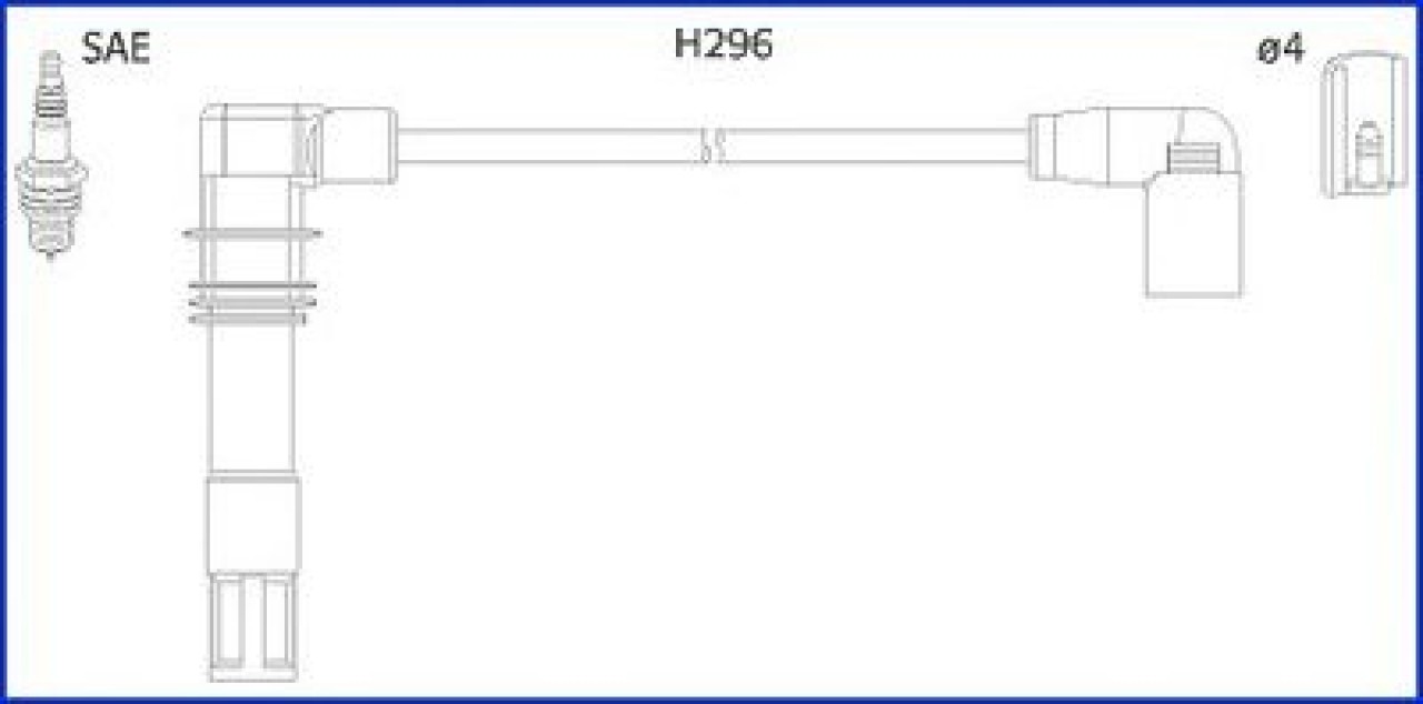 Set cablaj aprindere VW LUPO (6X1, 6E1) (1998 - 2005) HITACHI 134797 piesa NOUA