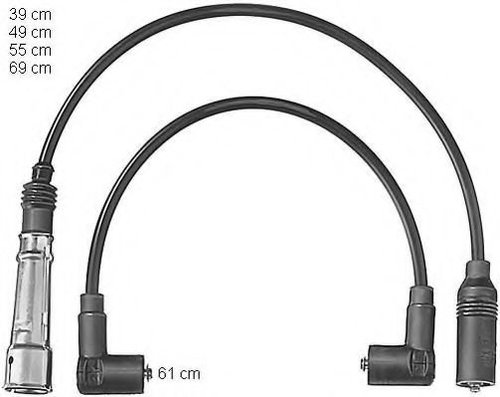 Set cablaj aprindere VW PASSAT (3A2, 35I) (1988 - 1997) BERU ZEF561 piesa NOUA