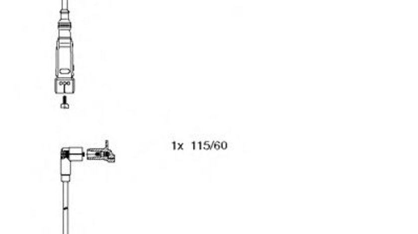 Set cablaj aprindere VW VENTO (1H2) (1991 - 1998) BREMI 267 piesa NOUA