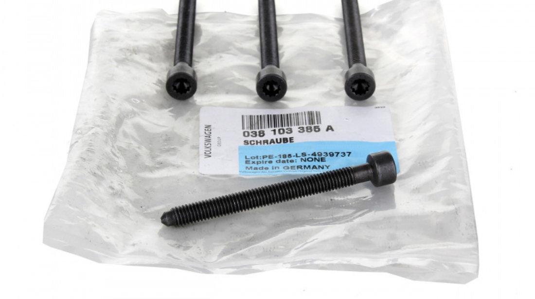 Set Cablaj Injectoare Oe Seat Altea 2004→ 038971600 + 4 Buc Kit Reparatie Injector Bosch 1 417 010 997 + 4 Buc Surub Fixare Injector Oe Volkswagen M6x64mm Pompe Düse 038103385A