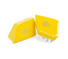 Set Capac Buton Volan Bmw Seria 3 F30 2011→ M1+M2 8027+8028 Galben