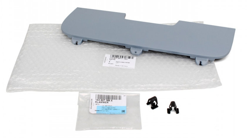 Set Capac Carlig Tractare Bara Spate + Cleme Oe Volkswagen Touran 2 1T3 2010-2015 1T0807397CGRU + 1K0867388A