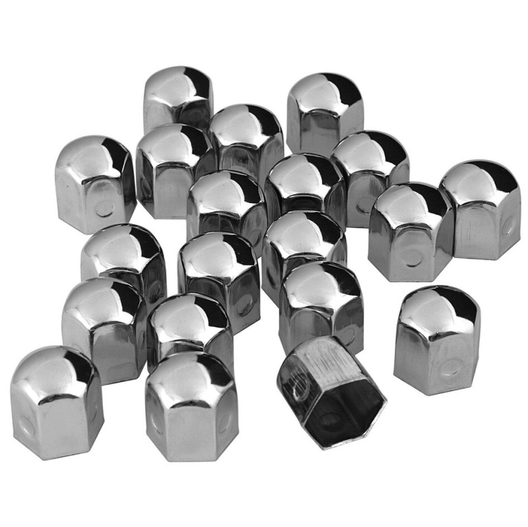 Set Capace Prezoane Cromate Lampa Chrome Nut, 19mm LAM02239