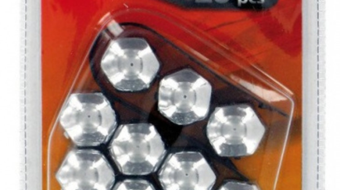 Set Capace Prezoane Cromate Lampa Hexagonal Chrome Nut, 17mm LAM02238