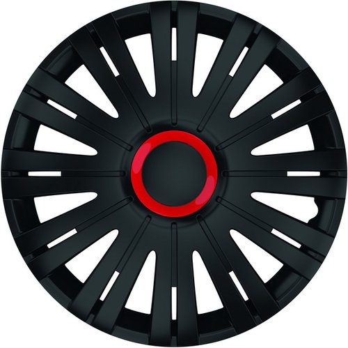 SET CAPACE ROTI 13` NEGRE CU INEL ROSU ACTIVE 9309 MEGA DRIVE