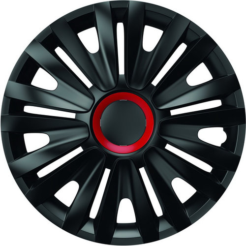 SET CAPACE ROTI 15` NEGRE CU INEL ROSU ROYAL 9286 MEGA DRIVE
