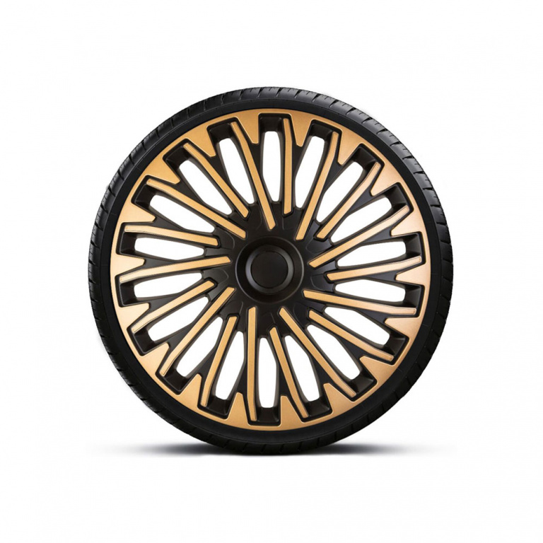 Set Capace Roti 16` Galben-negru Cu Inel Negru Soho Mega Drive 96911