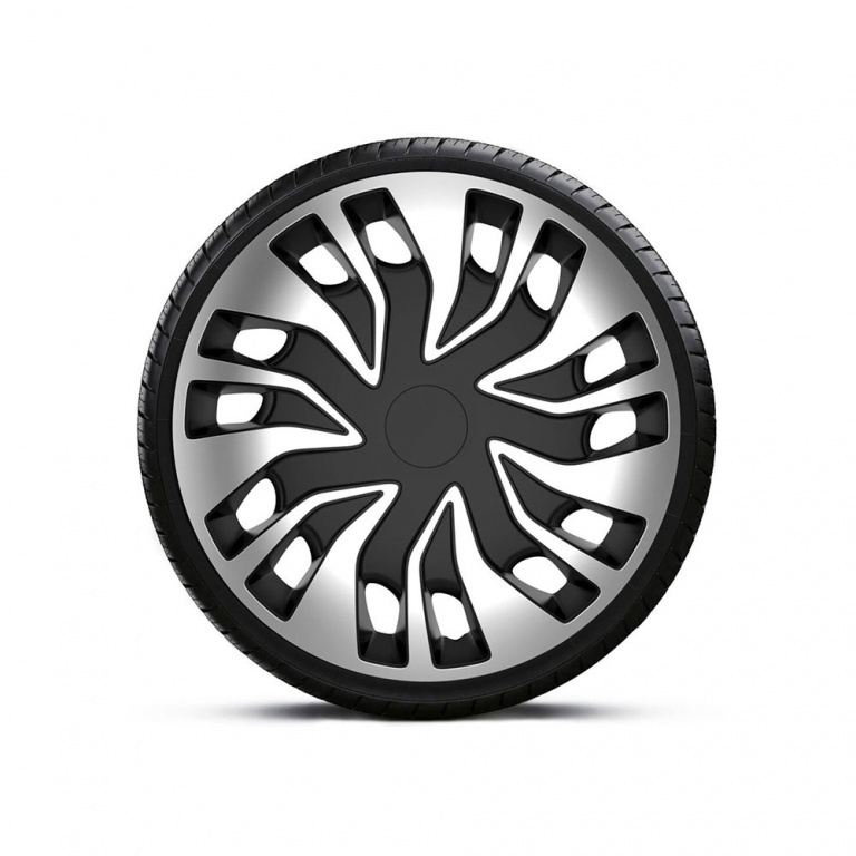 Set Capace Roti 16` Silver&black Fast Van Mega Drive R16508K