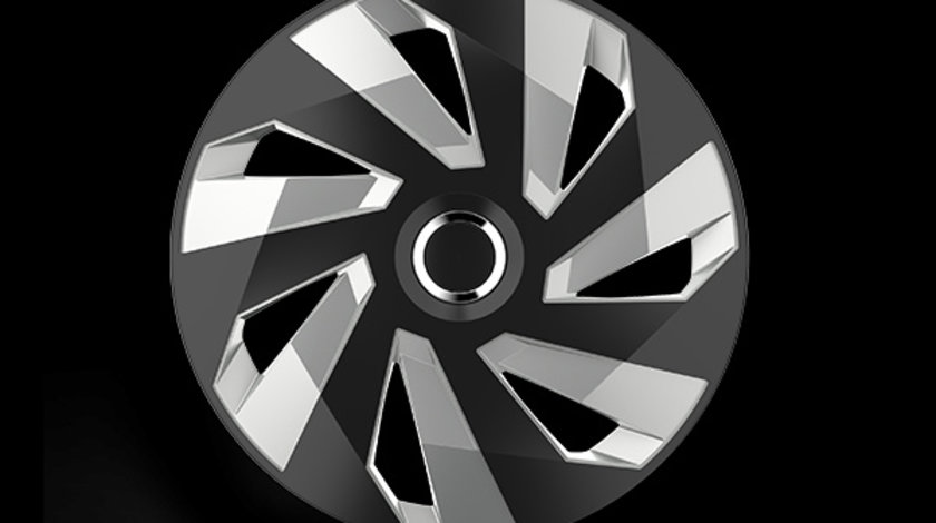 Set Capace Roti 16` Vector Rc Silver&black Mega Drive 5421