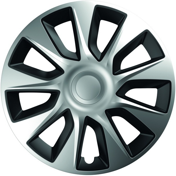 Set Capace Roti 17` Silver&amp;black Stratos Mega Drive 8203