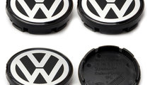Set Capacele Jante Volkswagen Negru 48MM