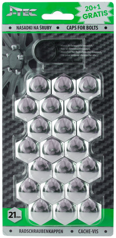 Set Capacele Prezoane J-Tec 21MM Crom J21308