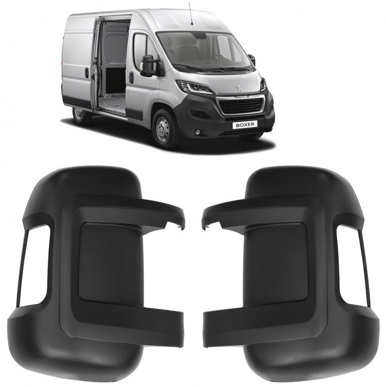 Set Carcasa Oglinda Dreapta + Stanga Am Fiat Ducato 5 2006→ 735424438 6250 + 735424437 6251
