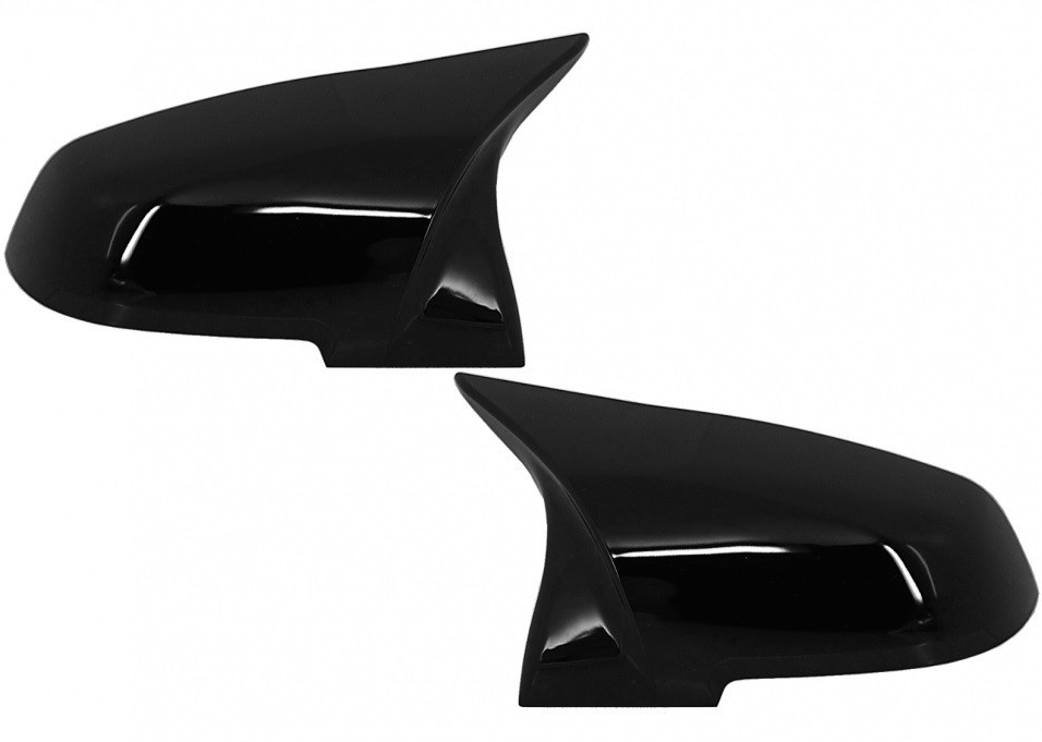 Set Carcase Capace Oglinzi Am Bmw Seria 4 F36 2014→ M Look Gloss Black Negru 89713B