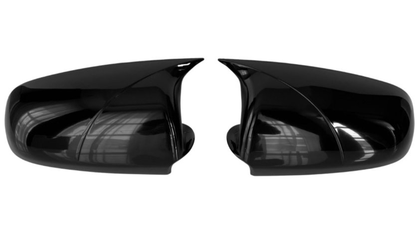 Set Carcase Capace Oglinzi Audi A3 8P 2003-2007 Batman Negru Gloss Black 250522-4