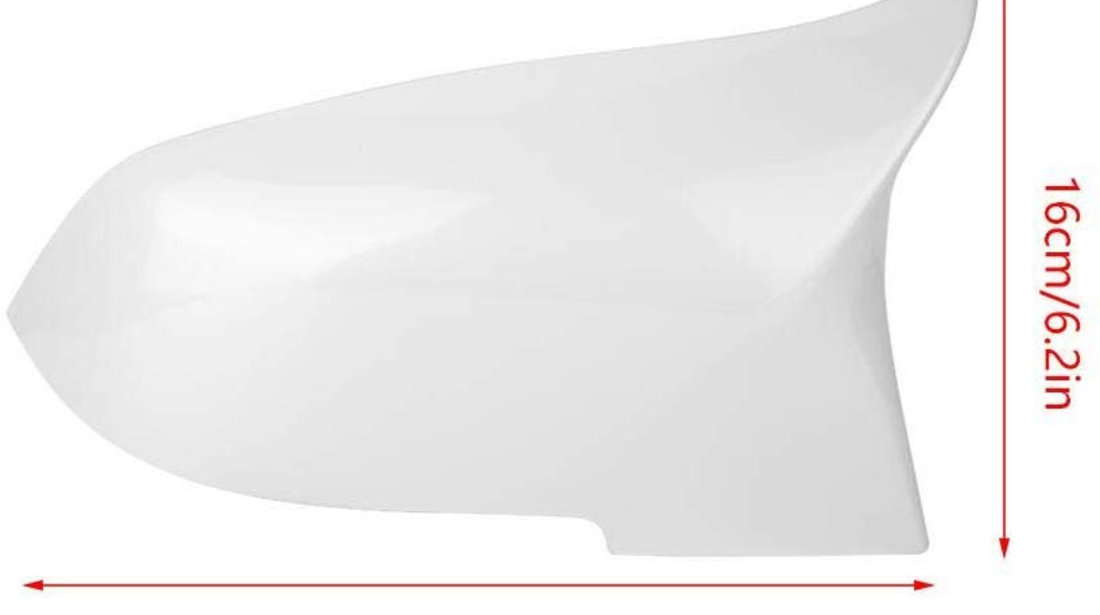 Set Carcase Capace Oglinzi Bmw Seria 3 F30 2011-2018 M Look Alpine White 8029 Alb