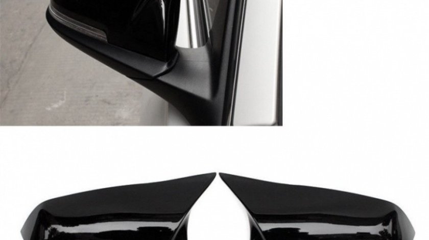 Set Carcase Capace Oglinzi Bmw Seria 3 F30 2011-2018 M Look Gloss Black 8029 Negru