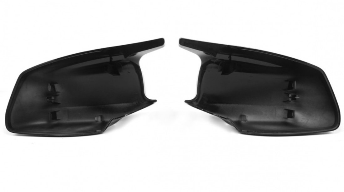 Set Carcase Capace Oglinzi Bmw Seria 5 F10 2009-2013 M Look Negru Gloss Black MCBMF10MPNFB