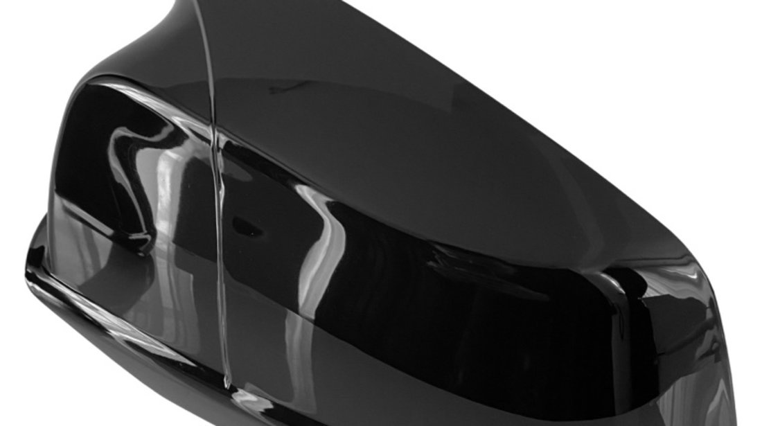 Set Carcase Capace Oglinzi Bmw Seria 5 F10 2010-2013 Batman Negru Gloss Black 310522-5