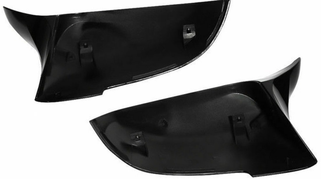 Set Carcase Capace Oglinzi Bmw Seria 7 F01, F02 2013-2015 M Look Gloss Black 8030 Negru