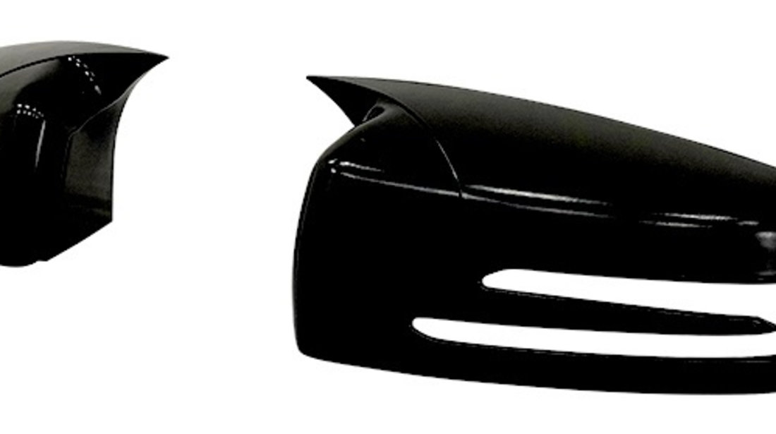 Set Carcase Capace Oglinzi Mercedes-Benz GLA-Class X156 2014-2019 Batman Negru Gloss Black 310522-31