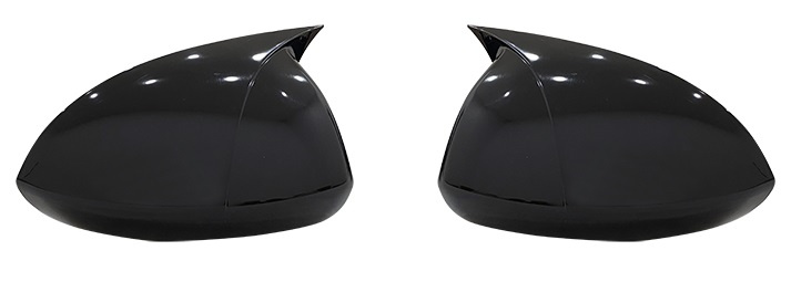 Set Carcase Capace Oglinzi Opel Corsa D 2006-2014 Batman Negru Gloss Black 030622-7