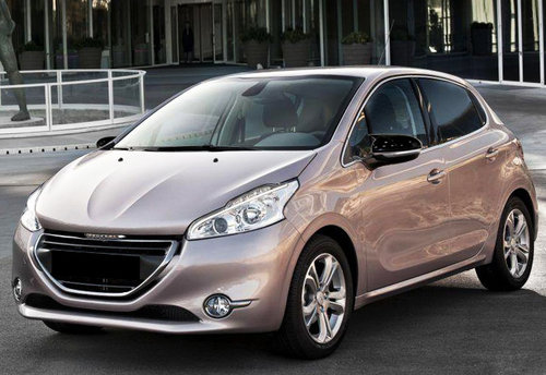 Set Carcase Capace Oglinzi Peugeot 208 2012-2015 Batman Negru Gloss Black 030622-12