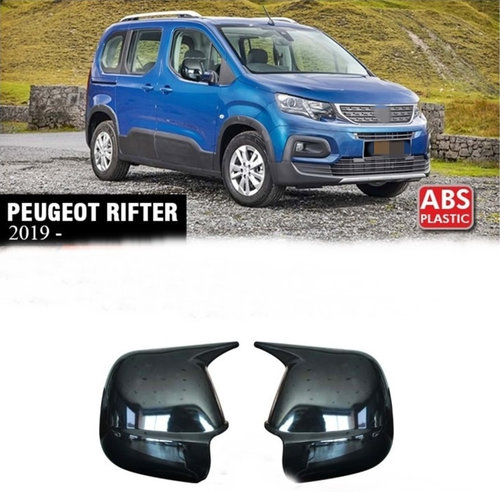 Set Carcase Capace Oglinzi Peugeot Rifter 2019→ Batman Negru Gloss C605-BAT2 050924-11