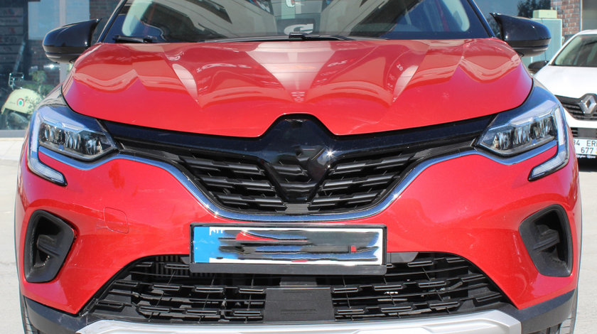 Set Carcase Capace Oglinzi Renault Captur 2020→ Batman Negru Gloss Black 030622-16