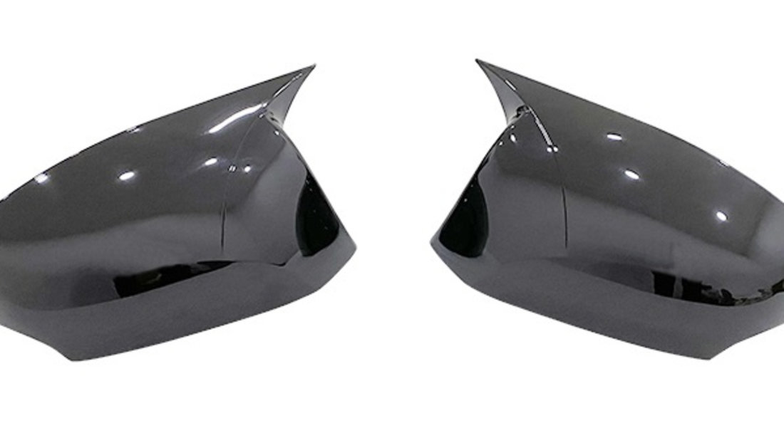 Set Carcase Capace Oglinzi Renault Laguna 3 2007-2014 Batman Negru Gloss Black 030622-22