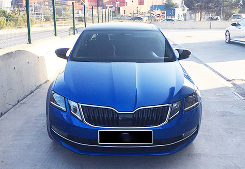 Set Carcase Capace Oglinzi Skoda Octavia 3 2013-2020 Batman Negru Gloss Black 030622-35