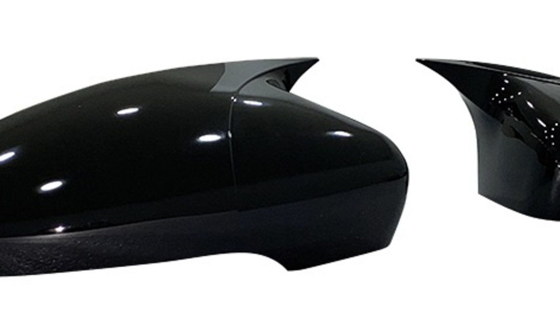 Set Carcase Capace Oglinzi Volkswagen Jetta 2010-2018 Batman Negru Gloss Black 060622-9