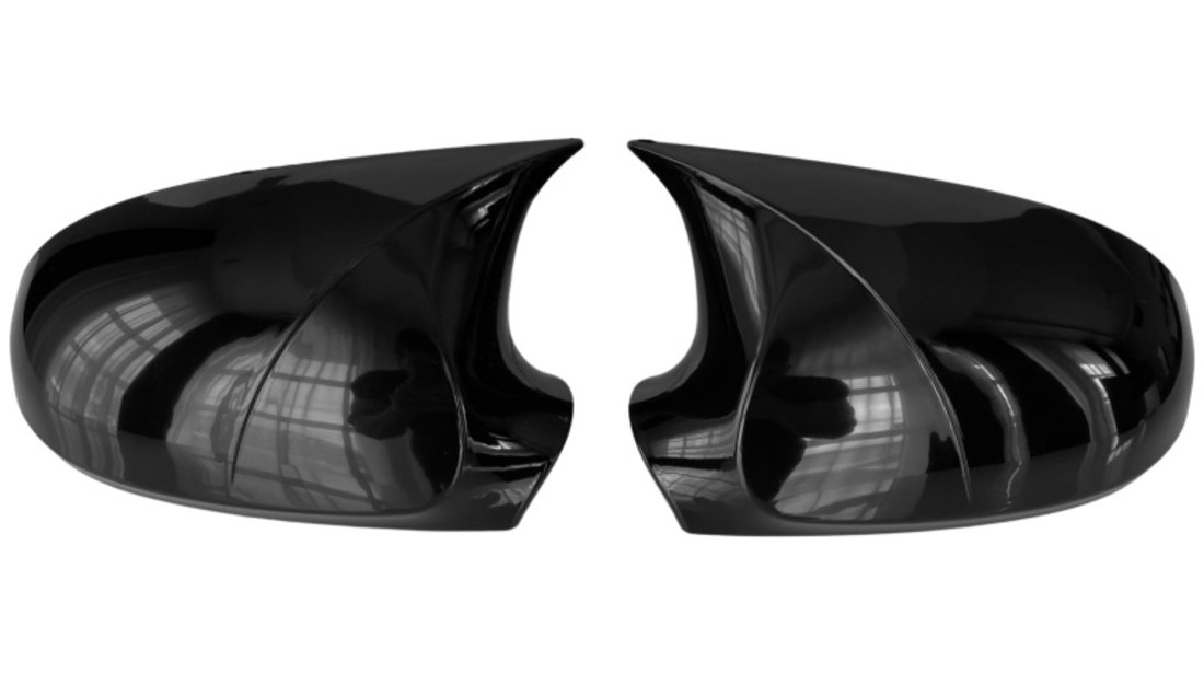 Set Carcase Capace Oglinzi Volkswagen Passat B6 2005-2010 Batman Negru Gloss Black 060622-11