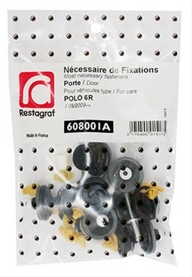 Set Cele Mai Uzuale Agrafe Montaj Usa Fata Polo 09.2009-09.2017 Restagraf Vw 608001A