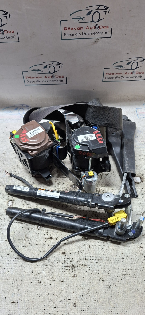 Set centuri fata cu pretensioner și capsa Opel Antara - Motorina 2012, 20TEH34747 / 20TEH34707