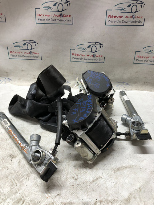 Set centuri fata cu pretensioner și capsa Opel Crossland X 1.2 Motorina 2019, 39047216 / 0589P10002...