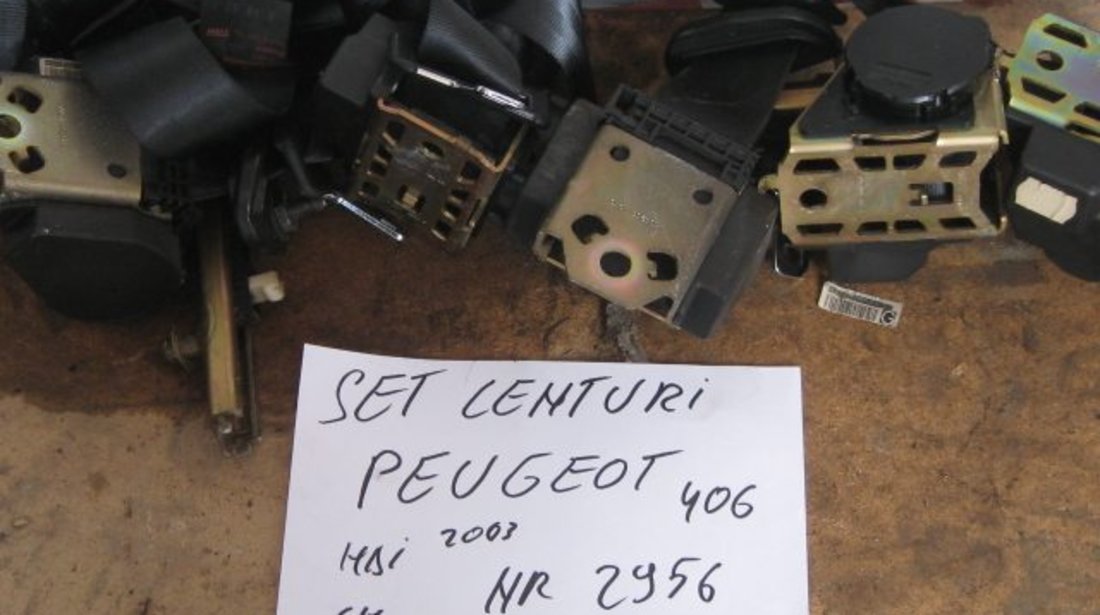 Set centuri peugeot 406