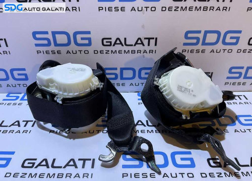 Set Centuri Siguranta Fata Stanga Dreapta BMW Seria 3 E90 E91 2004 - 2011 Cod 34073018B 34073017B 34...